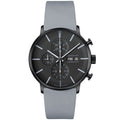Junghans FORM A Chronoscope - 27/4371.00 (00) aus Leder, Edelstahl