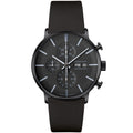 Junghans FORM A Chronoscope - 27/4371.02 (02) aus Leder, Edelstahl