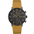 Junghans FORM A Chronoscope - 27/4372.00 (00) aus Leder, Edelstahl