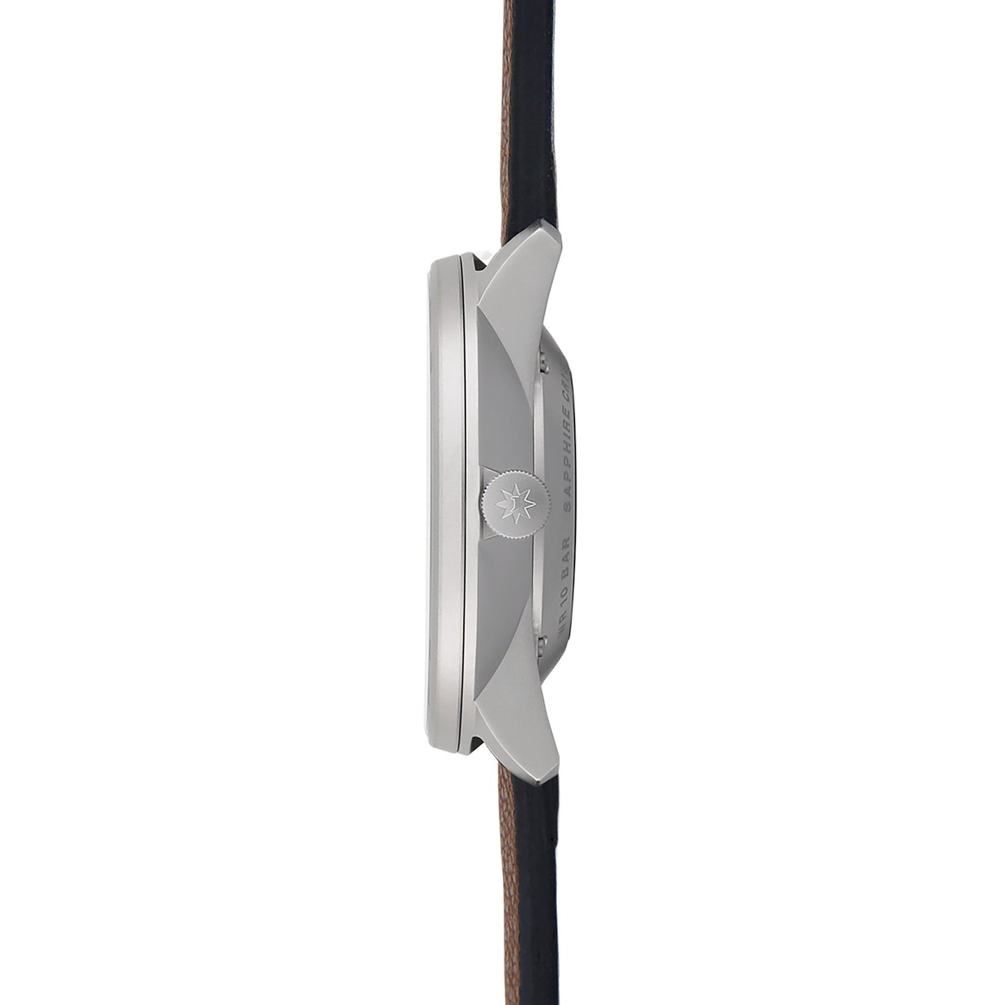 Junghans FORM A Titan - 27/2002.00 (00) aus Titan, Leder