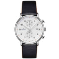 Junghans FORM C - 41/4771.00 (00) aus Leder, Edelstahl
