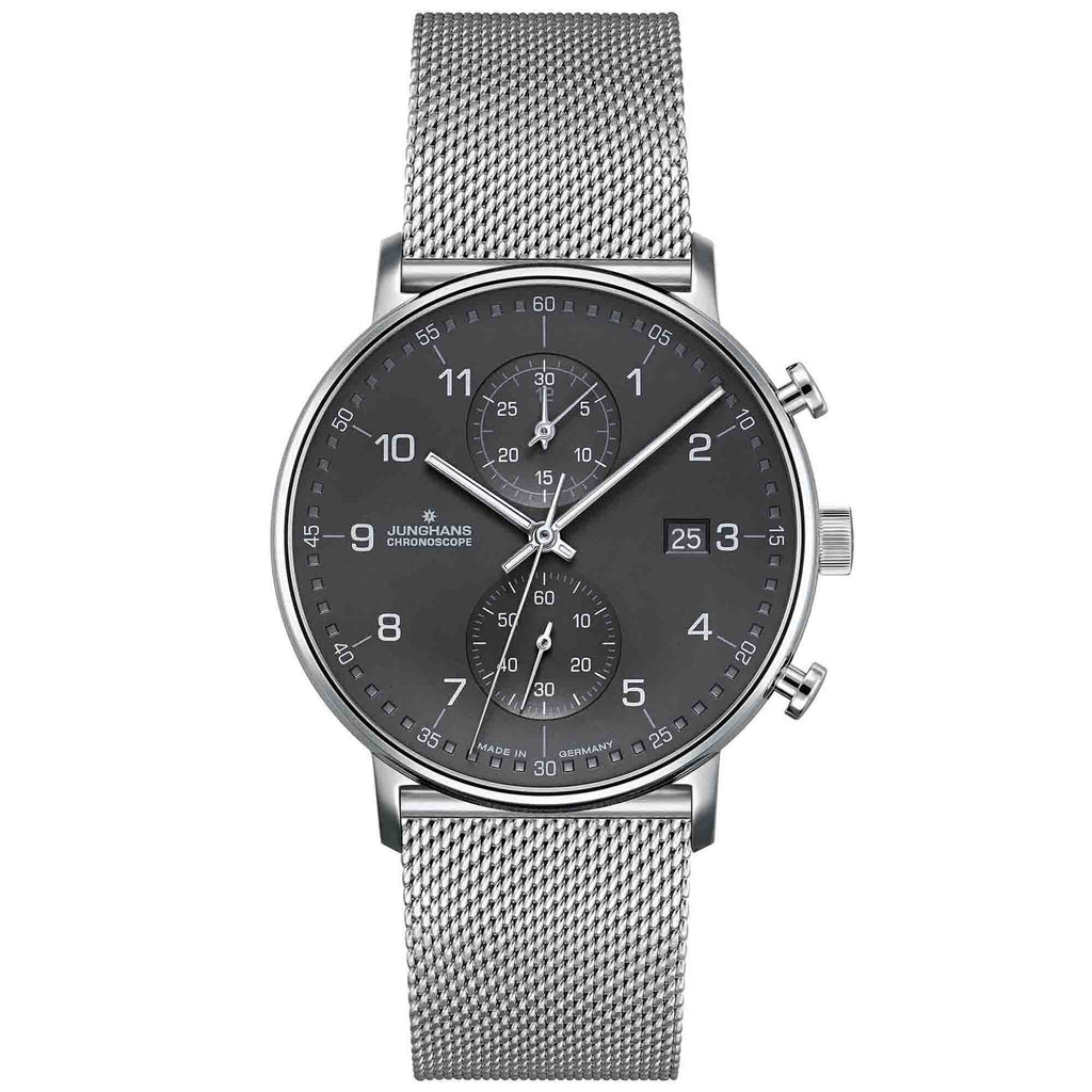 Junghans FORM C - 41/4877.44 (44) aus Edelstahl