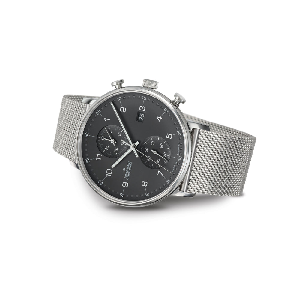Junghans FORM C - 41/4877.44 (44) aus Edelstahl