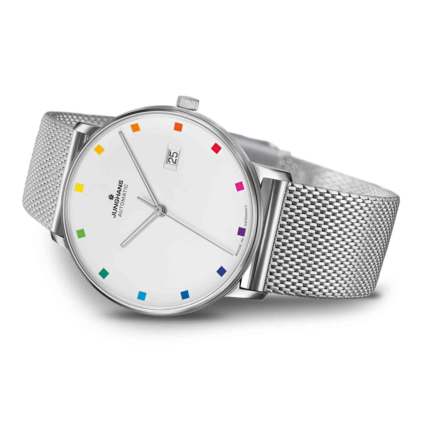 Junghans - FORM A 100 Jahre Bauhaus, Edelstahl von Junghans (027/4937.44)