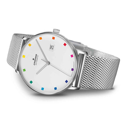 Junghans - FORM A 100 Jahre Bauhaus, Edelstahl von Junghans (027/4937.44)