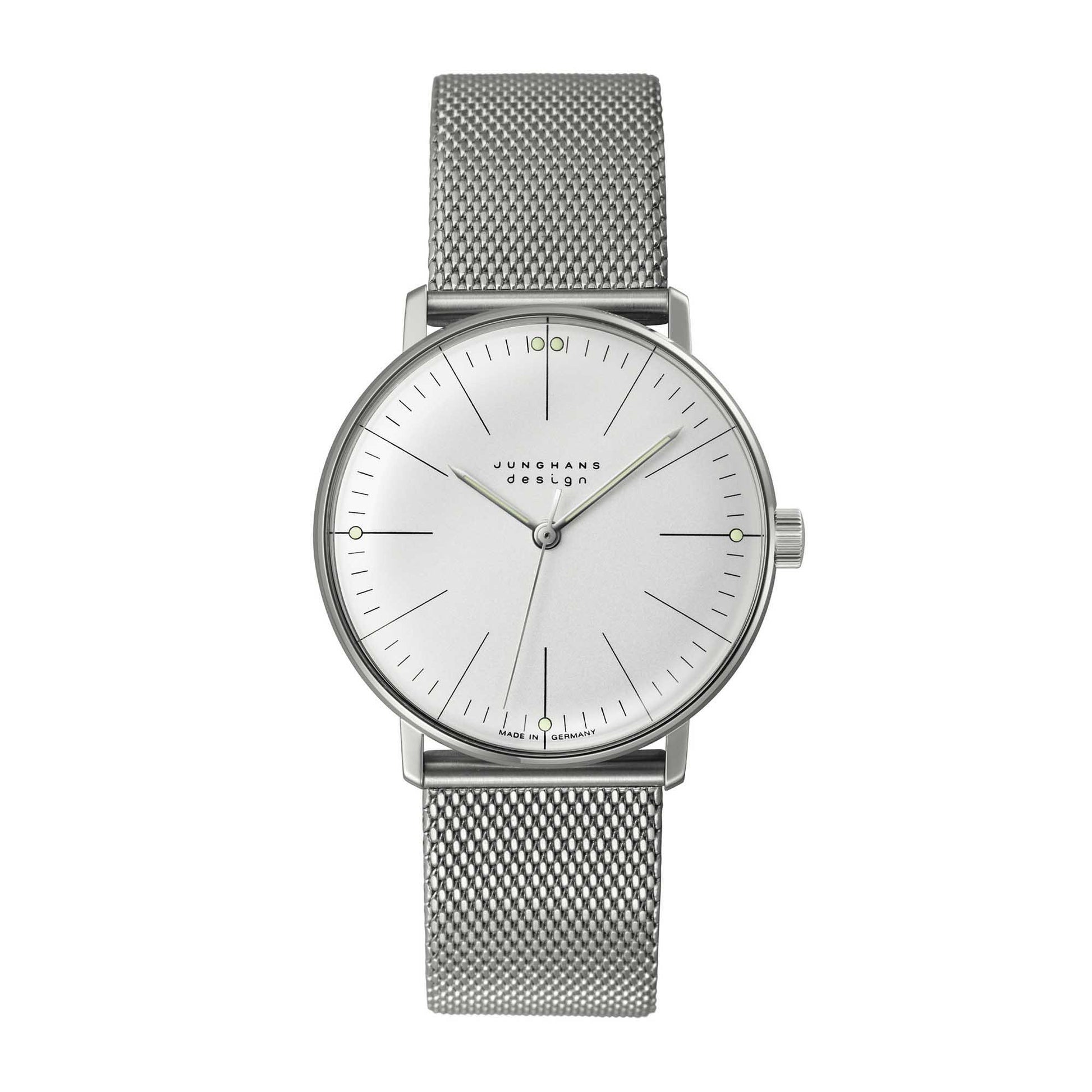 Junghans - max bill Handaufzug, Edelstahl von Junghans (027/3004.44)