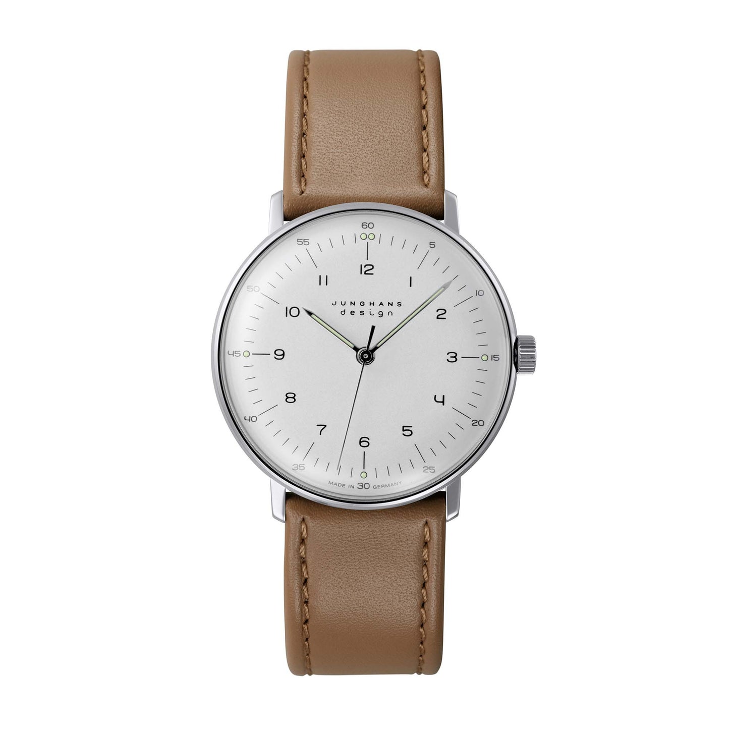 Junghans - max bill Handaufzug, Leder von Junghans (027/3701.00)