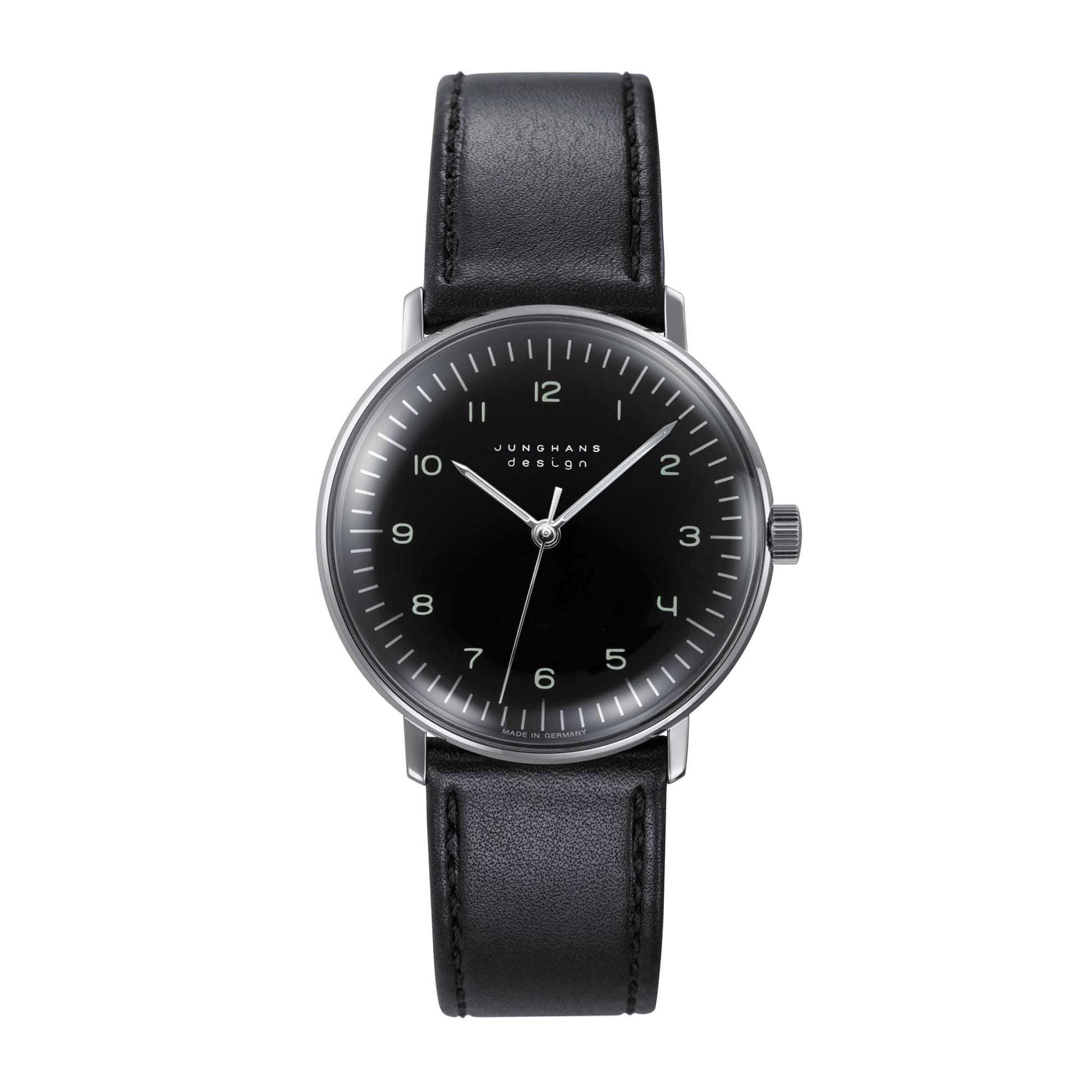 Junghans - max bill Handaufzug, Leder von Junghans (027/3702.00)