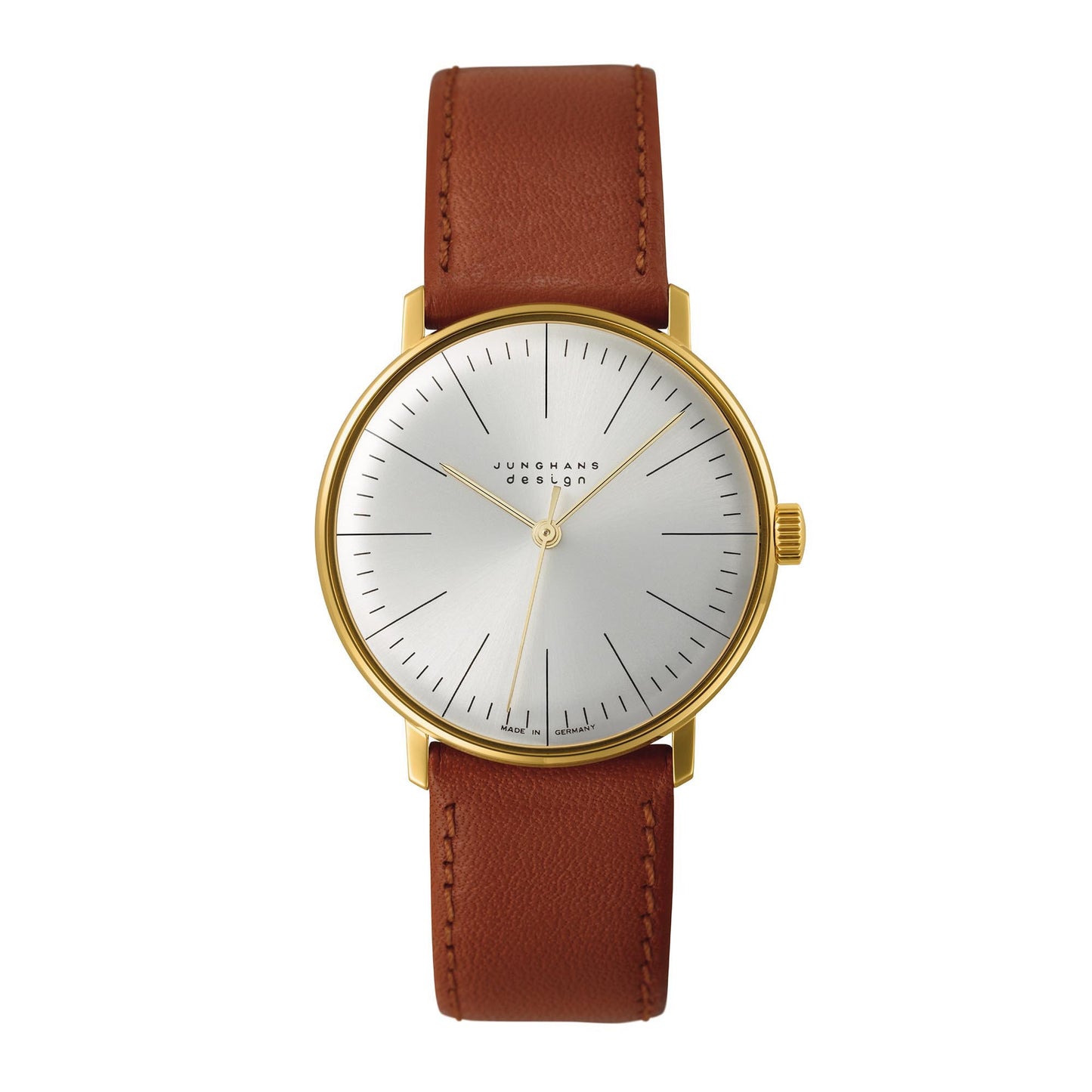 Junghans - max bill Handaufzug, Leder von Junghans (027/5703.00)