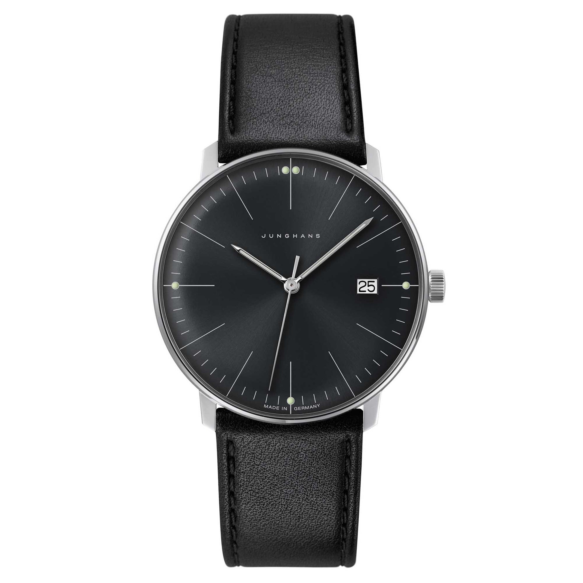 Junghans - Max Bill Quarz, Leder von Junghans (041/4465.00)