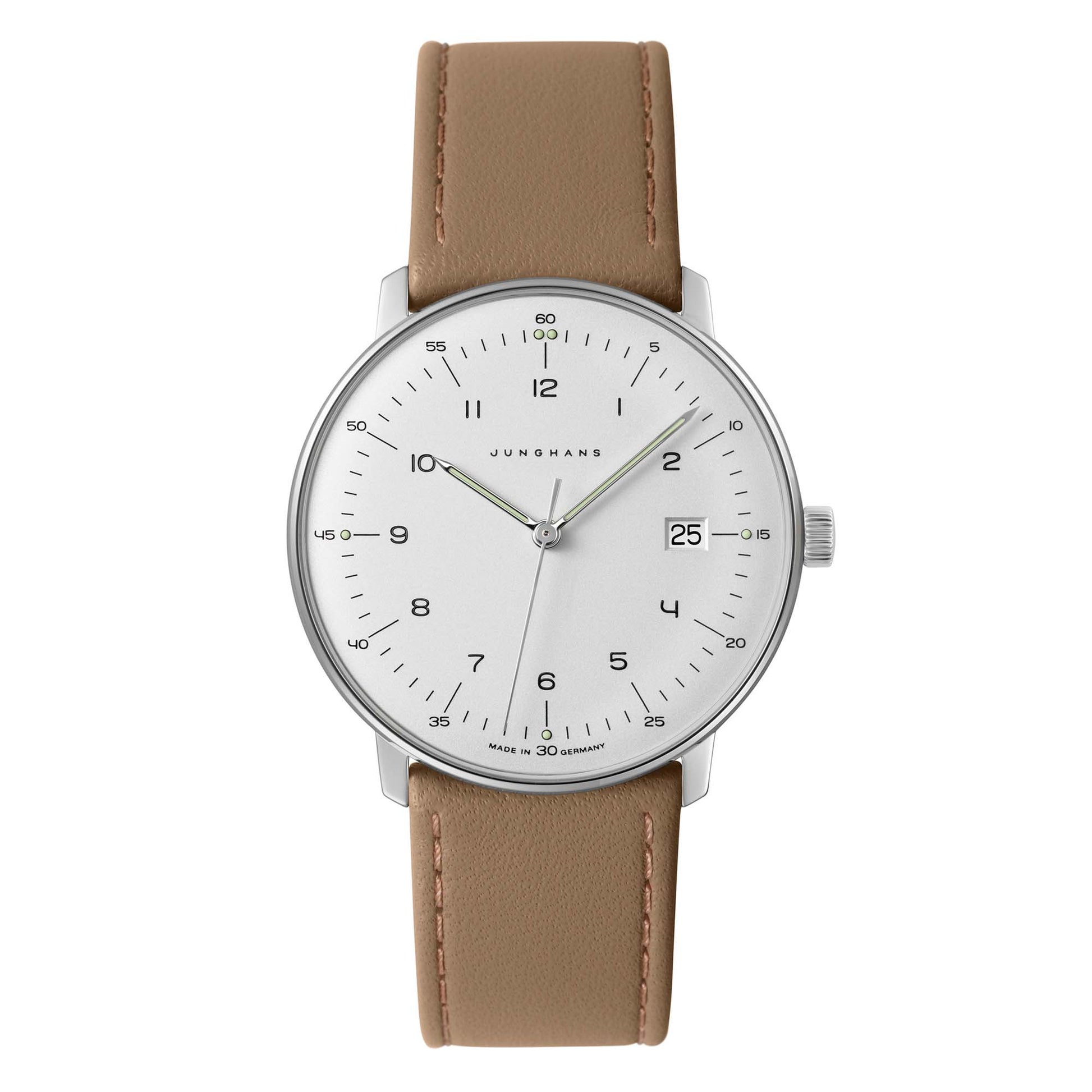 Junghans - Max Bill Quarz, Leder von Junghans (041/4562.00)