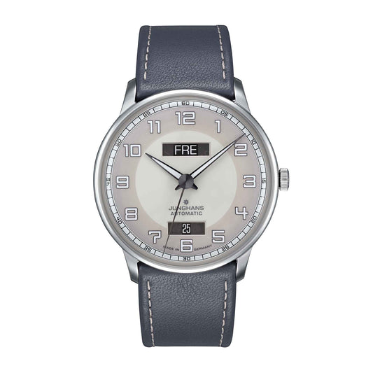 Junghans - Meister Driver Day Date, Leder • Diamant von Junghans (027/4720.00)