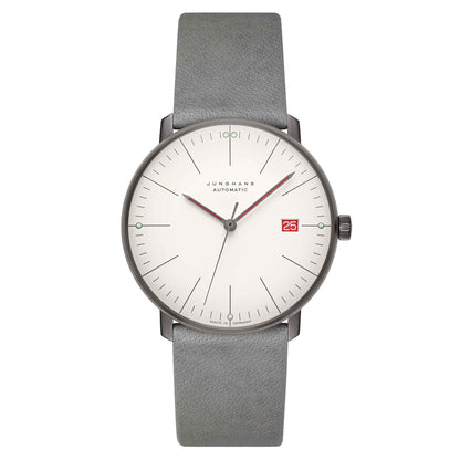 Junghans - max bill Automatic 100 Jahre Bauhaus, Leder von Junghans (027/4901.02)
