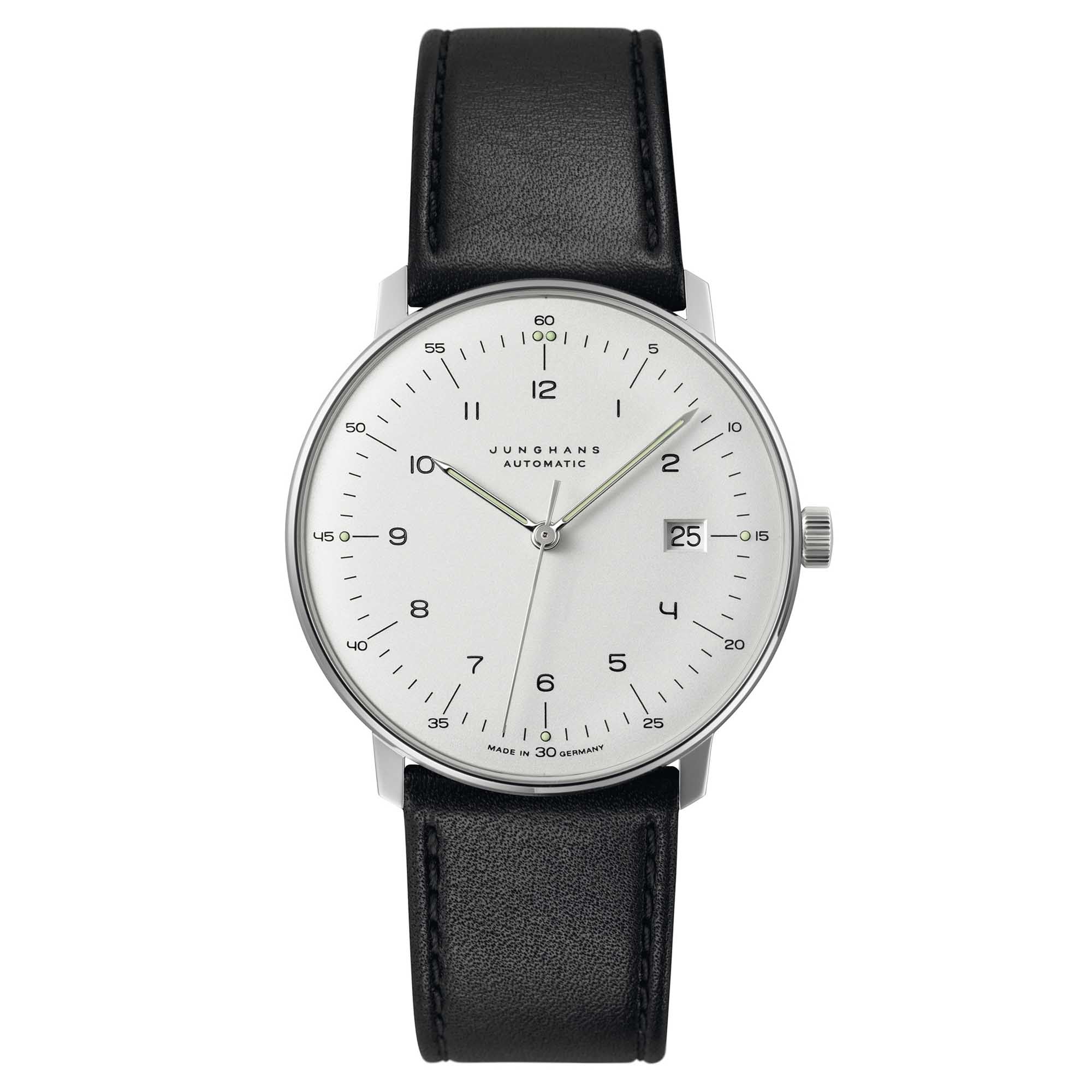 Junghans max bill Automatic - 27/4700.02 (02) aus Leder, Edelstahl