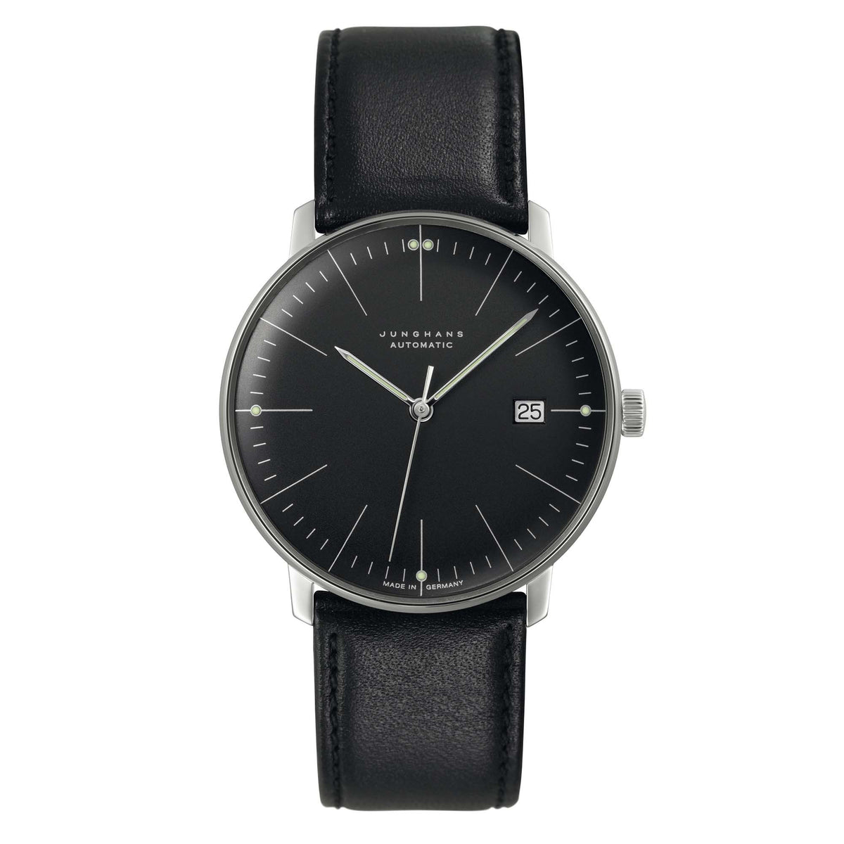 Junghans max bill Automatic - 27/4701.02 (02) aus Leder, Edelstahl