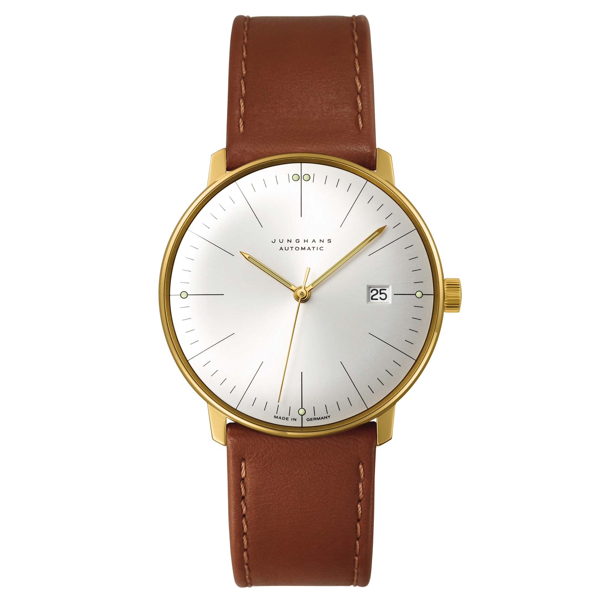 Junghans max bill Automatic - 27/7002.02 (02) aus Leder, Edelstahl