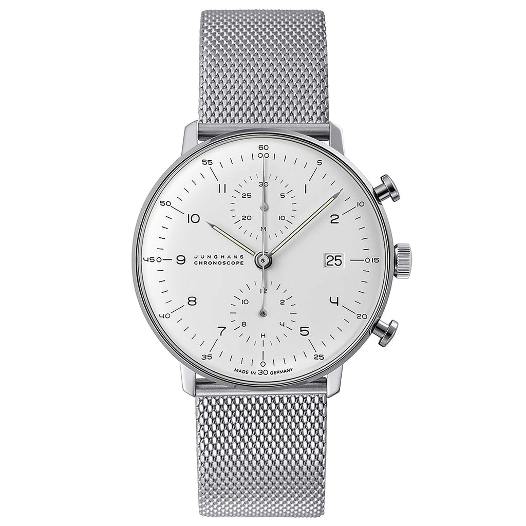 Junghans max bill Chronoscope - 27/4003.46 (46) aus Edelstahl