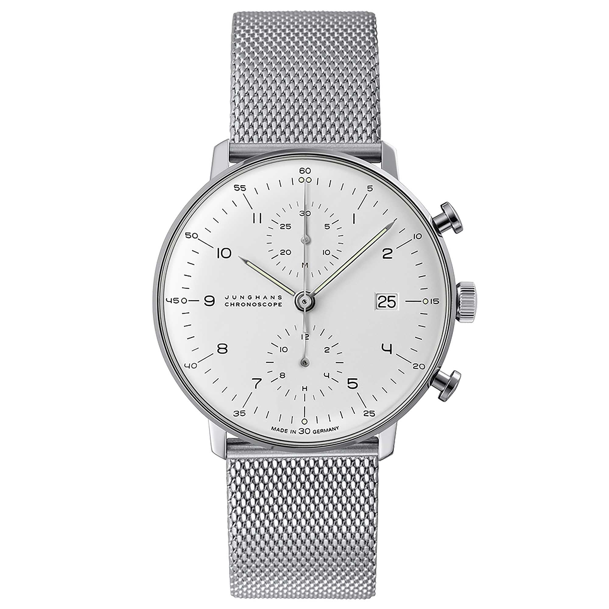 Junghans max bill Chronoscope - 27/4003.46 (46) aus Edelstahl