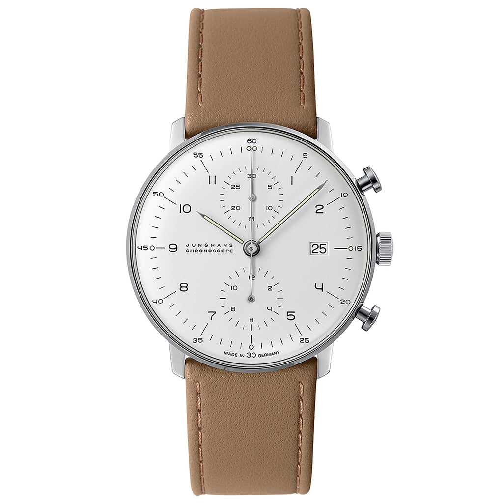 Junghans max bill Chronoscope - 27/4502.02 (02) aus Edelstahl