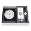 Junghans max bill Edition Set 2019 - 363/2919.00 (00) aus Leder, Aluminium, Edelstahl mit Diamant