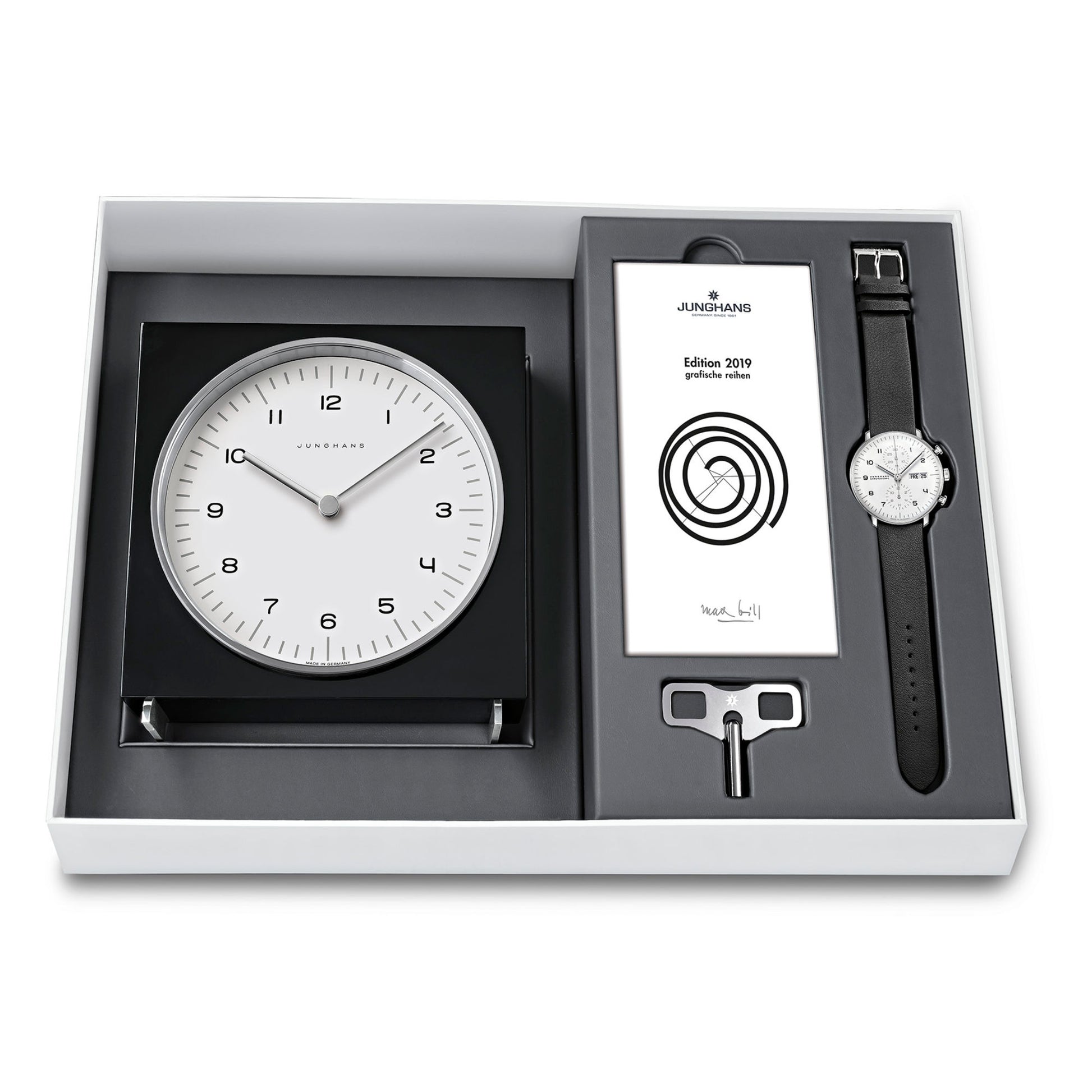 max bill Edition Set 2019, Leder • Diamant von Junghans (363/2919.00)