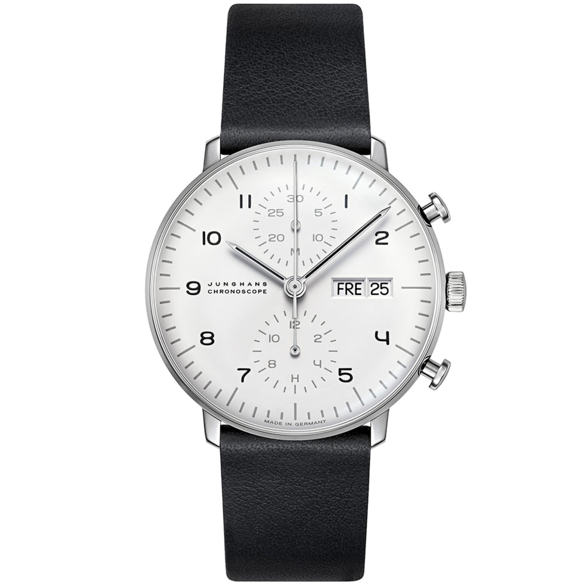 Junghans max bill Edition Set 2019 - 363/2919.00 (00) aus Leder, Aluminium, Edelstahl mit Diamant