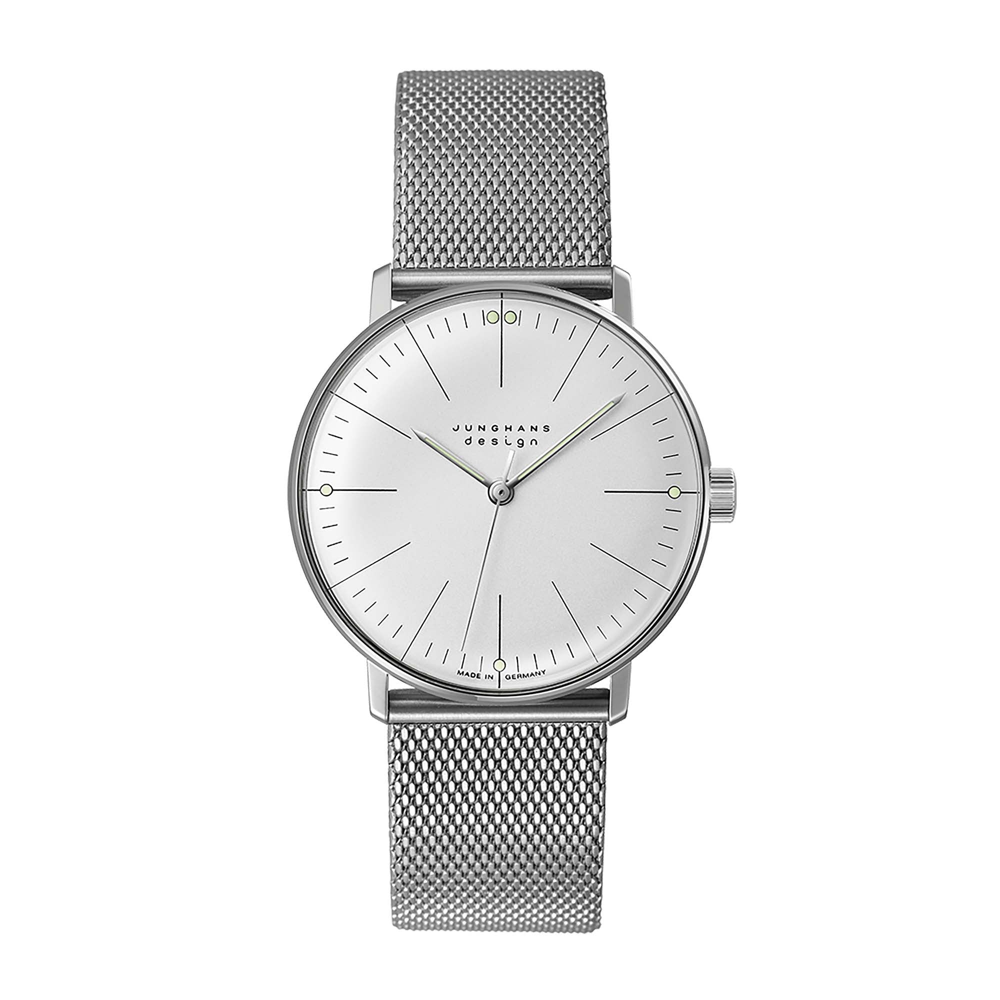 Junghans max bill Handaufzug - 27/3004.46 (46) aus Edelstahl