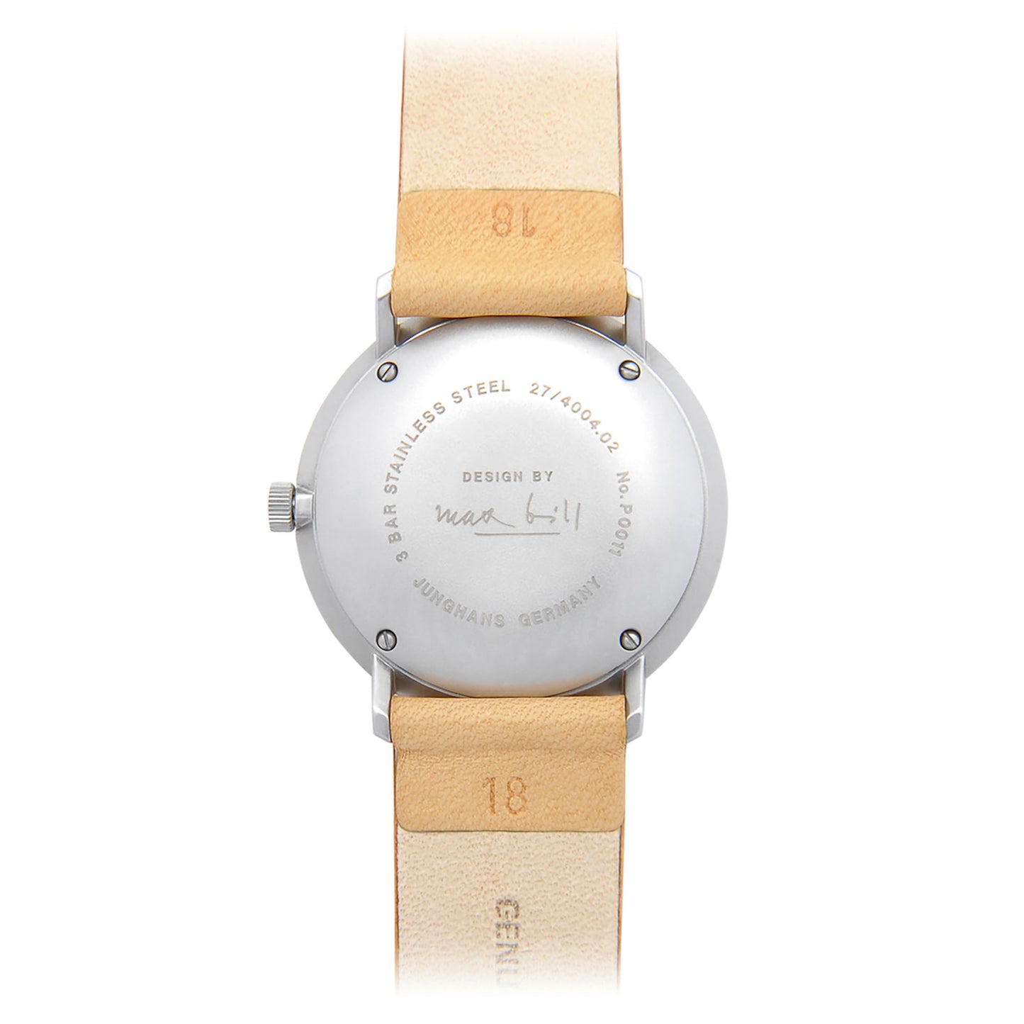 Max Bill Kleine Automatic, Edelstahl von Junghans (27/4004.02)