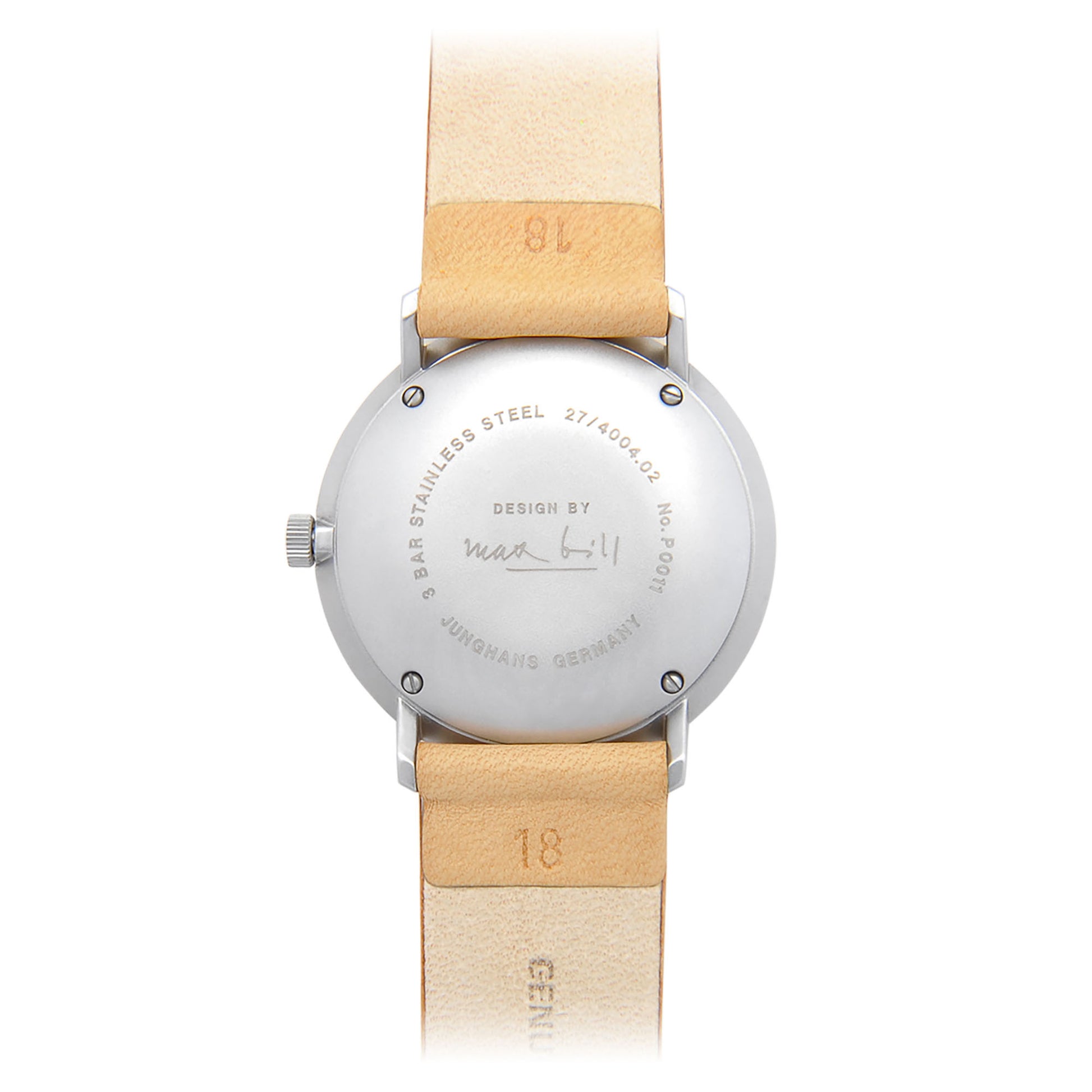 Max Bill Kleine Automatic, Edelstahl von Junghans (27/4004.02)