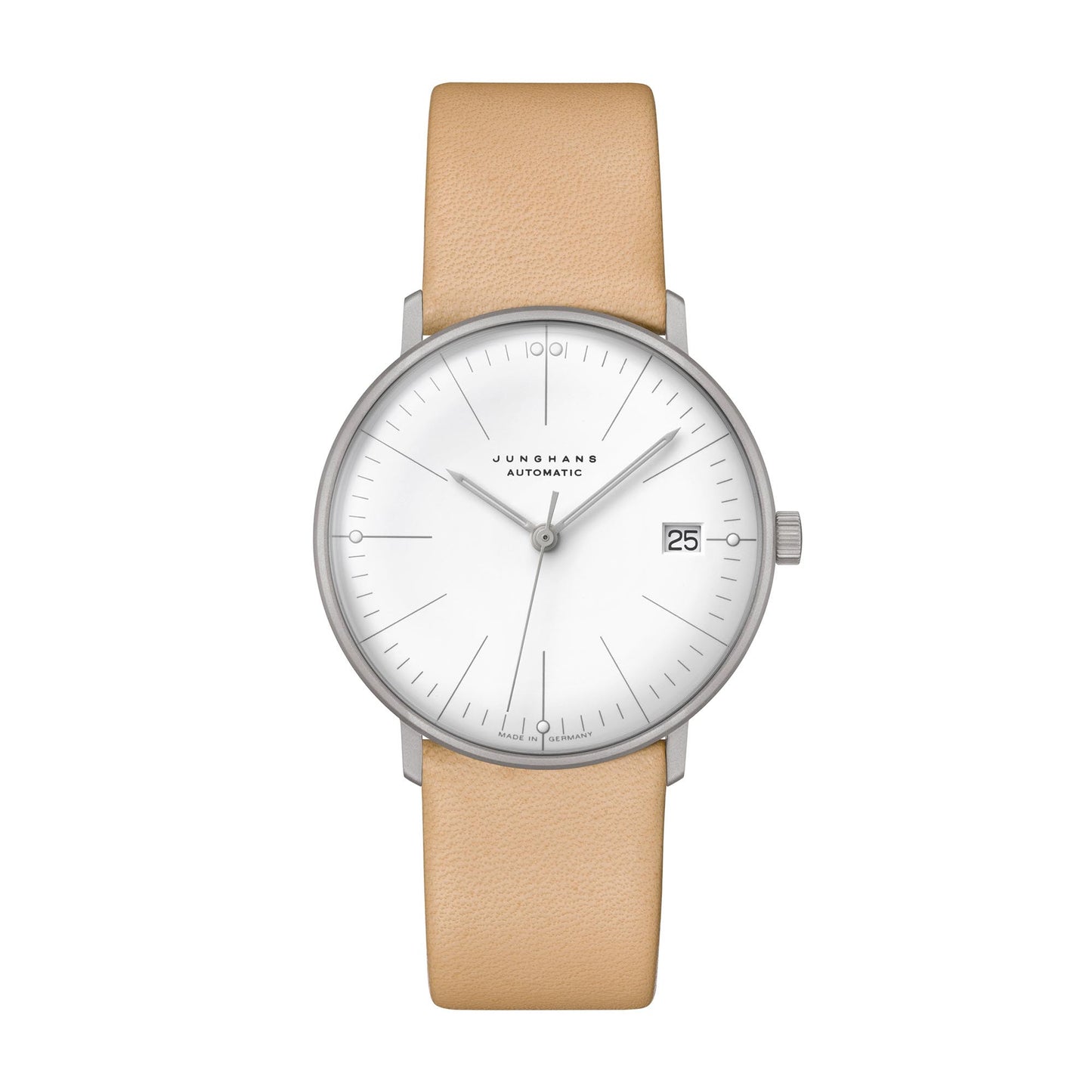 max bill Kleine Automatic, Leder von Junghans (27/4004.04)