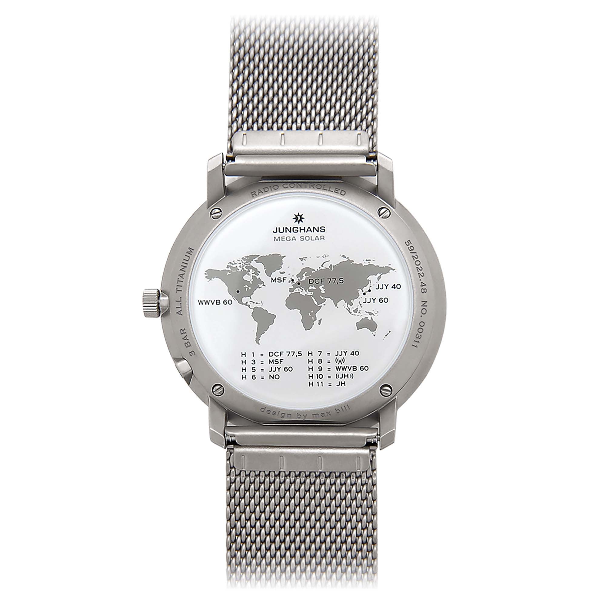 Junghans max bill MEGA Solar - 59/2022.46 (46) aus Titan