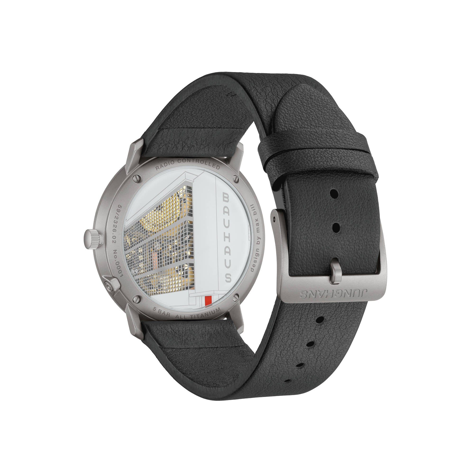 Junghans max bill MEGA Solar Bauhaus - 59/2326.02 (02) aus Titan
