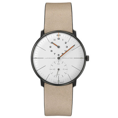 Max Bill Regulator Edition 60, Leder von Junghans (27/3190.02)