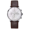 Junghans Meister Chronoscope - 27/4120.02 (02) aus Leder, Edelstahl