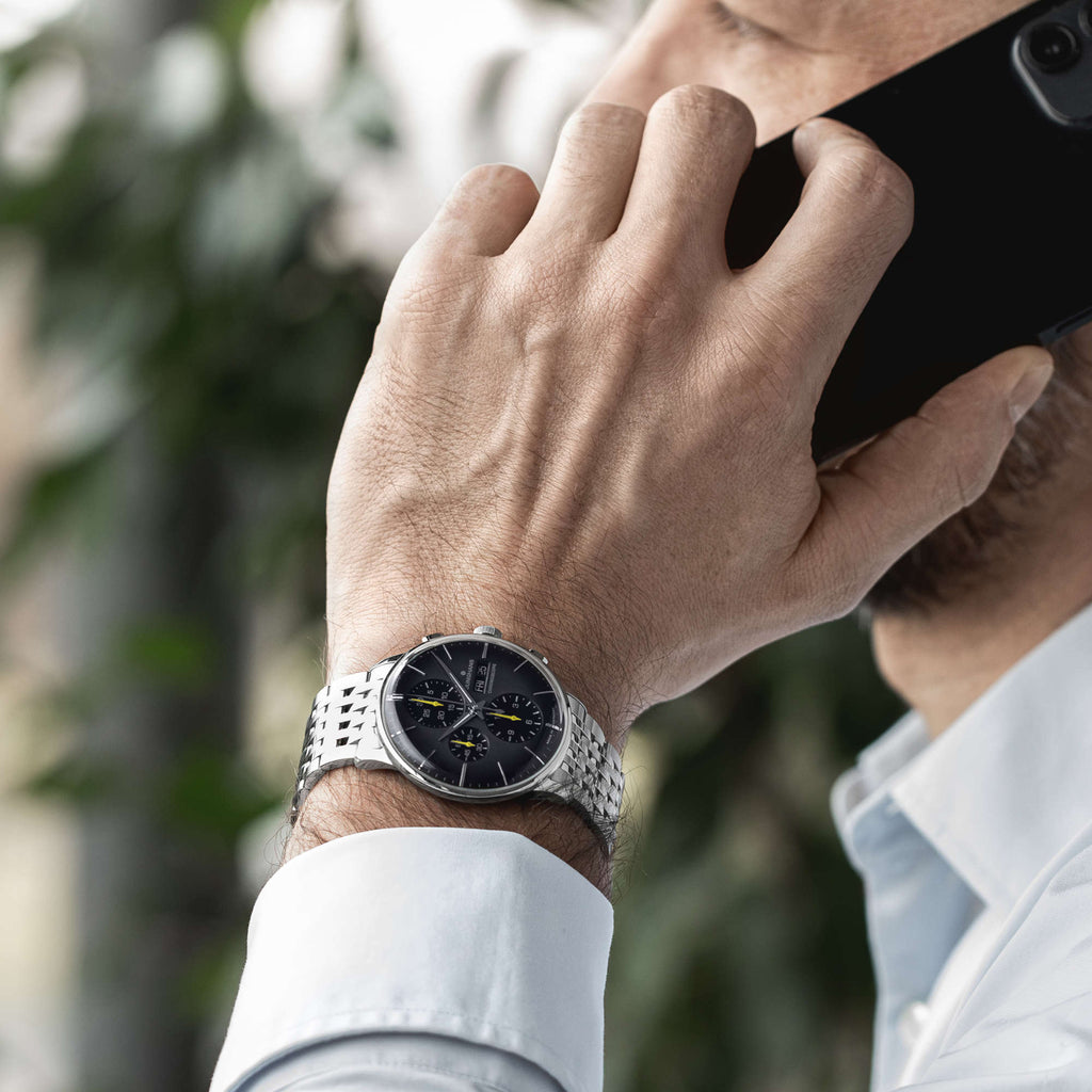 Junghans Meister Chronoscope - 27/4429.46 (46) aus Edelstahl mit Diamant