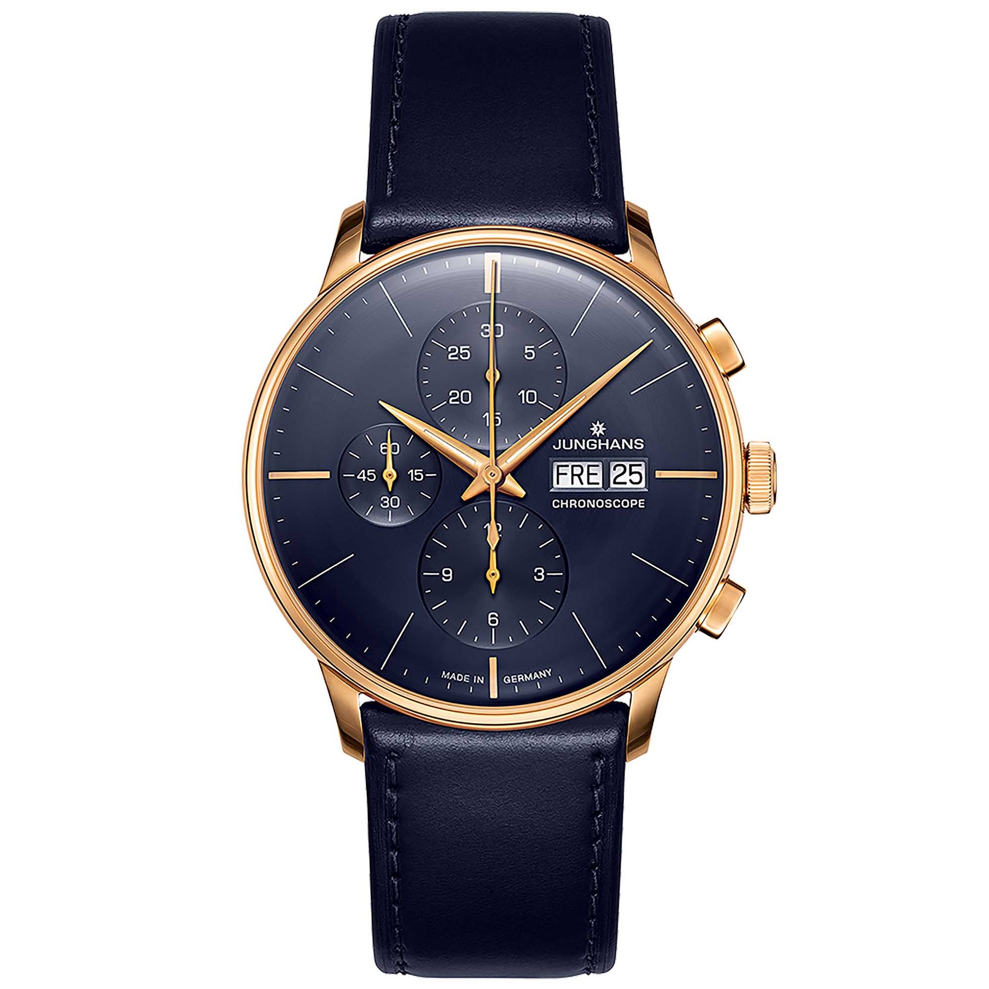 Meister Chronoscope, Edelstahl von Junghans (27/7024.02)