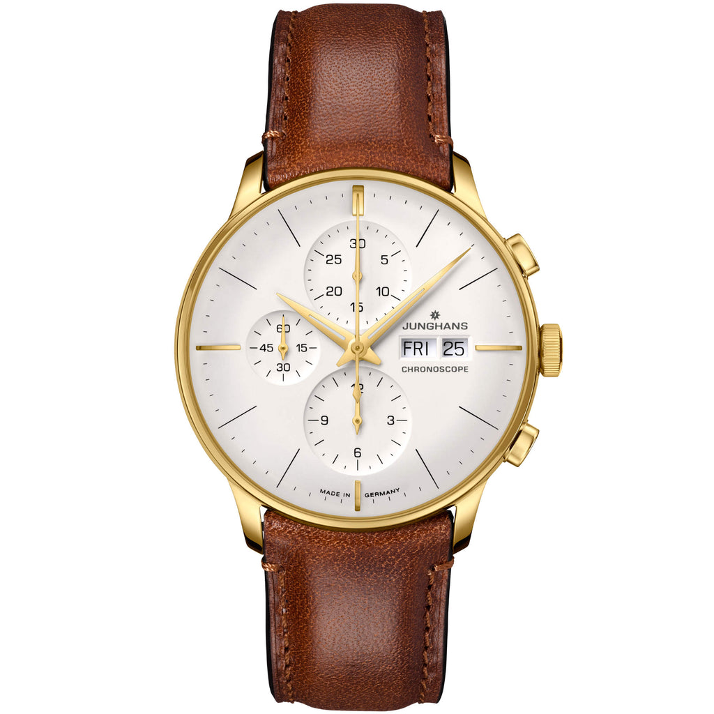 Junghans Meister Chronoscope, Date English - 27/7620.03 (03) aus Edelstahl