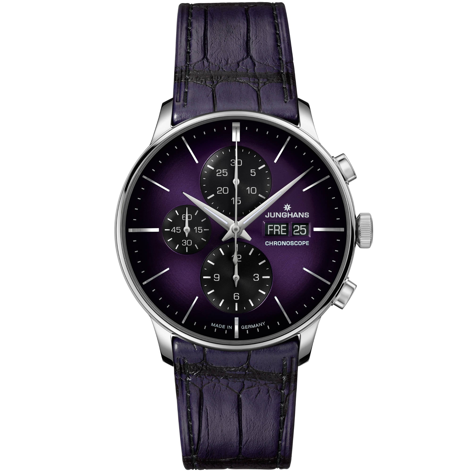Junghans Meister Chronoscope Edition - 27/4621.02 (02) aus Leder, Edelstahl
