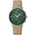 Junghans Meister Chronoscope - englisches Datum - 27/4222.03 (03) aus Leder, Edelstahl