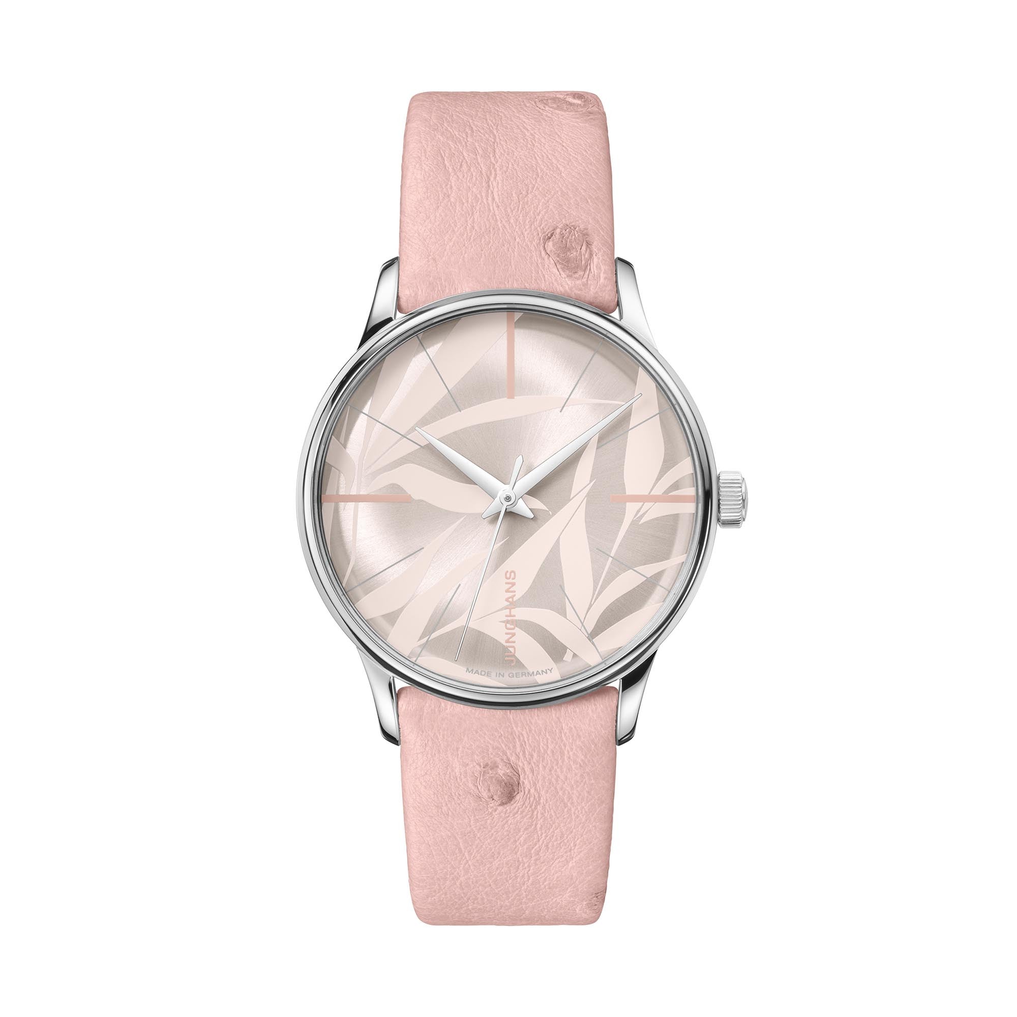 Junghans Meister Damen Automatic - 27/3242.00 (00) aus Leder, Edelstahl mit Diamant