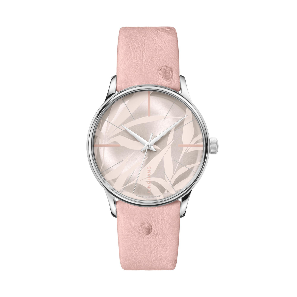Junghans Meister Damen Automatic - 27/3242.00 (00) aus Leder, Edelstahl mit Diamant