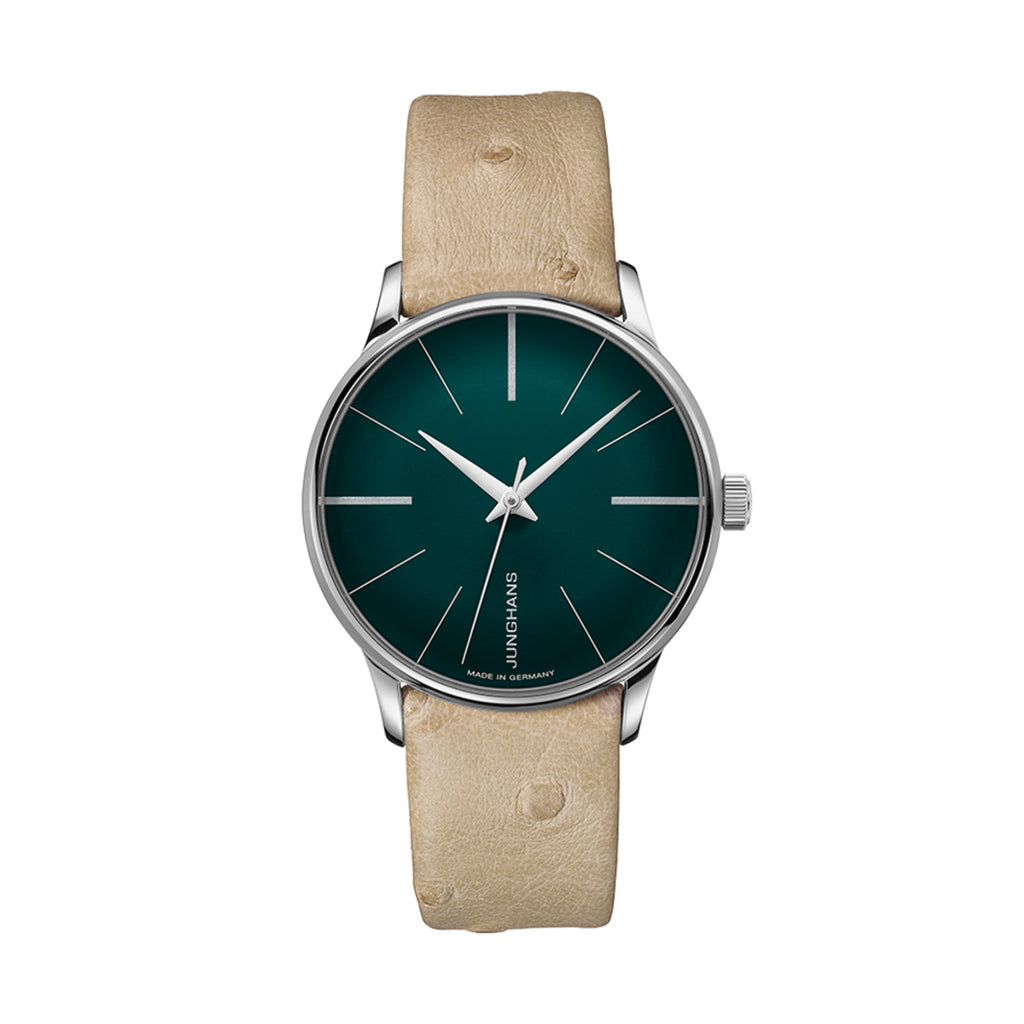 Junghans Meister Damen Automatic - 27/3343.00 (00) aus Leder, Edelstahl mit Diamant