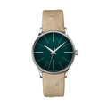 Junghans Meister Damen Automatic - 27/3343.00 (00) aus Leder, Edelstahl mit Diamant