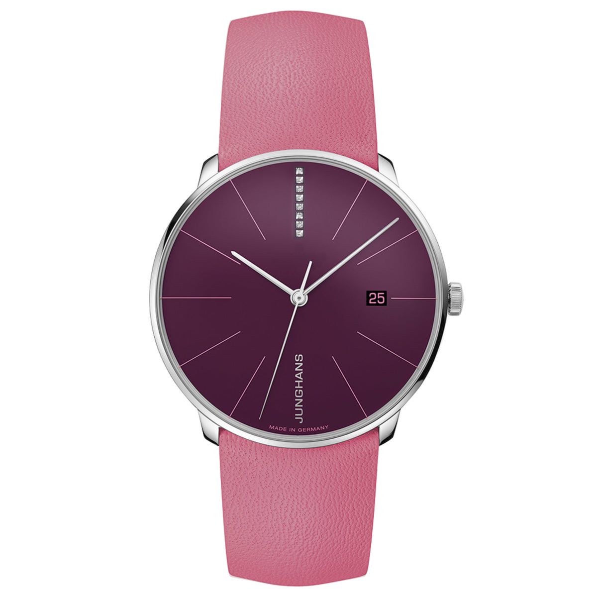 Junghans Meister fein Automatic - 27/4358.00 (00) aus Edelstahl mit Diamant