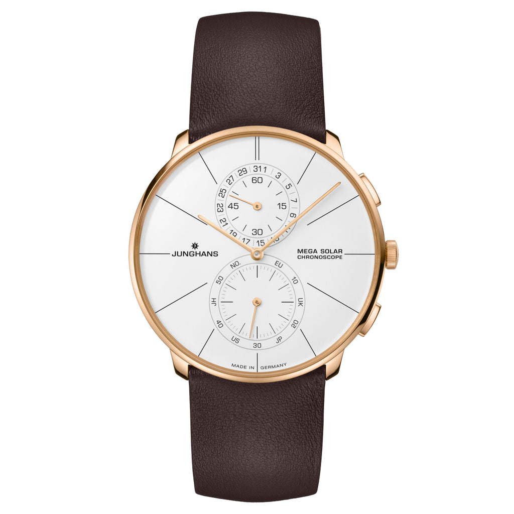 Junghans Meister fein Chronoscope MEGA Solar - 59/7201.00 (00) aus Edelstahl