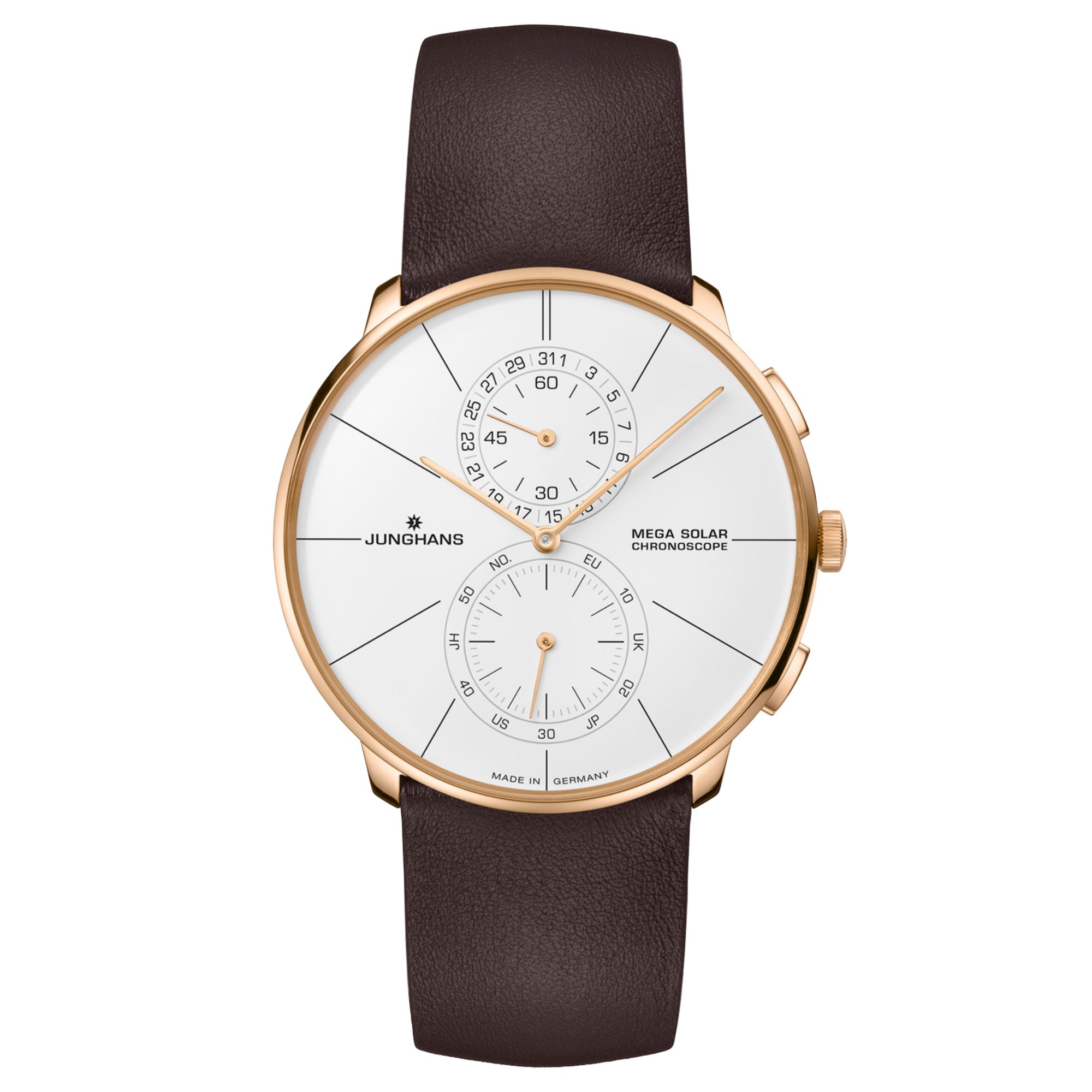 Junghans Meister fein Chronoscope MEGA Solar - 59/7201.00 (00) aus Edelstahl