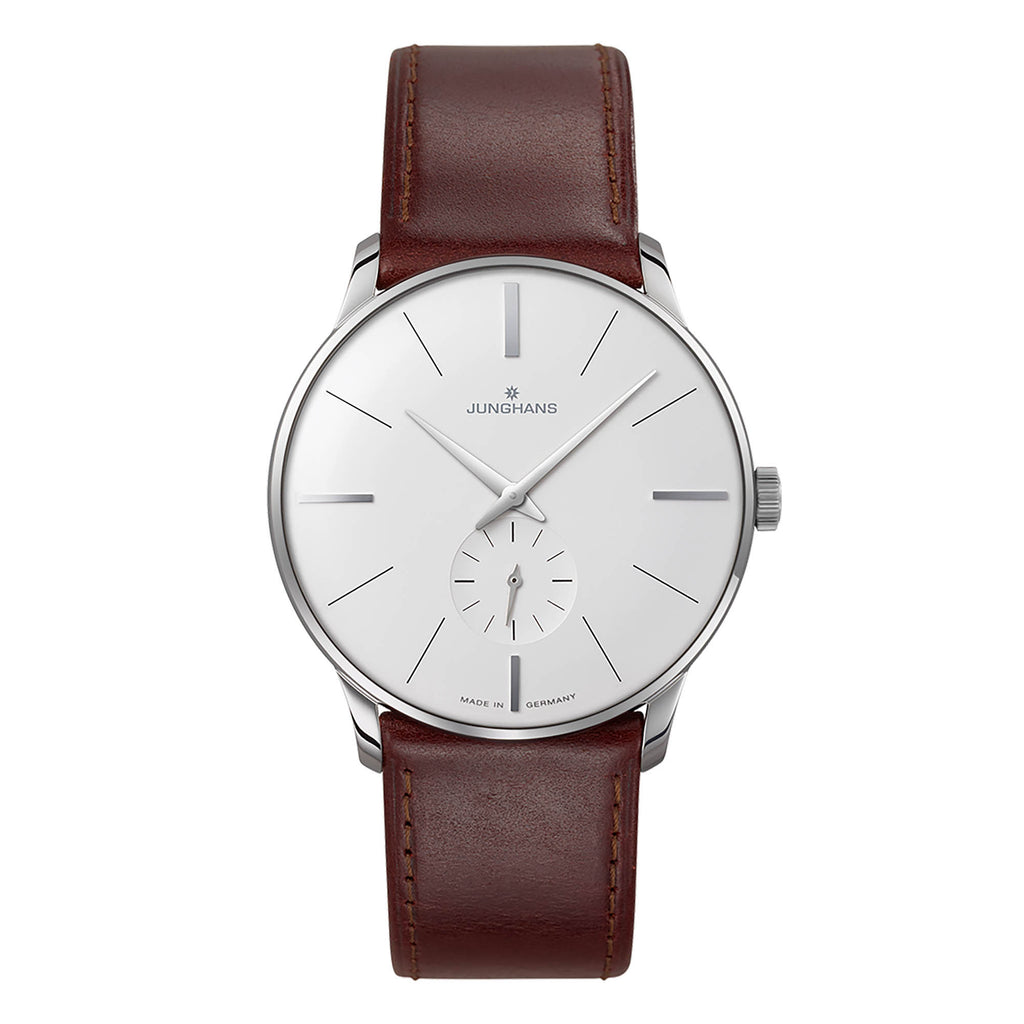 Junghans Meister Handaufzug - 27/3200.02 (02) aus Leder, Edelstahl