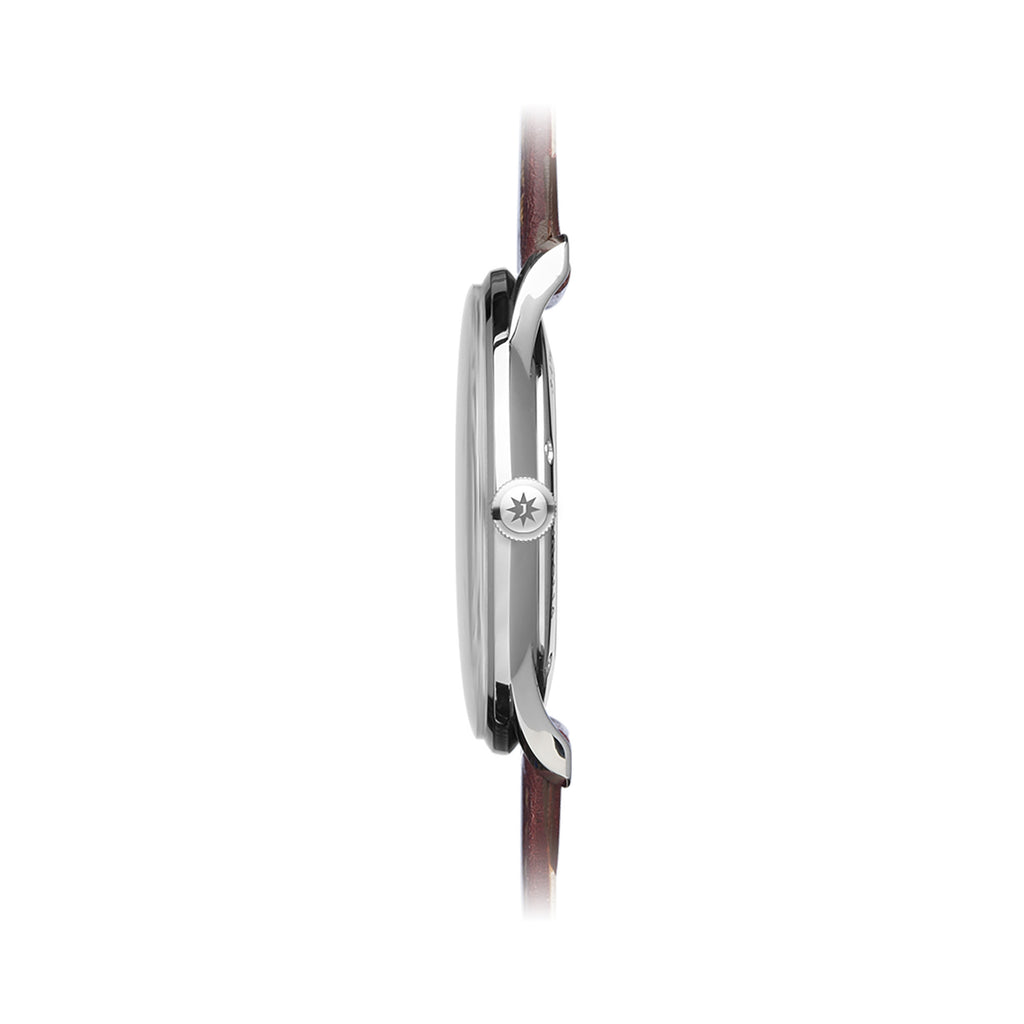 Junghans Meister Handaufzug - 27/3200.02 (02) aus Leder, Edelstahl