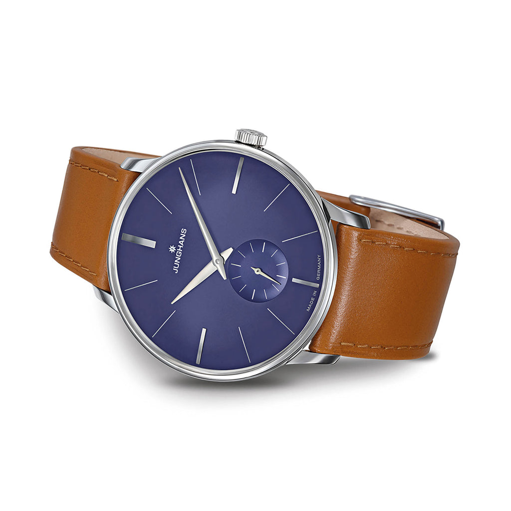 Junghans Meister Handaufzug - 27/3504.02 (02) aus Leder, Edelstahl