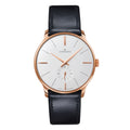 Junghans Meister Handaufzug - 27/5002.02 (02) aus Leder, Edelstahl